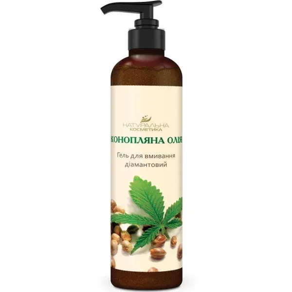 Гель для вмивання діамантовий серії «Конопляна олія»